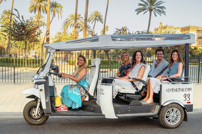 Expert Tour of Seville in Private Eco Tuk Tuk - Plaza de España and the Maria Luisa Park Reset