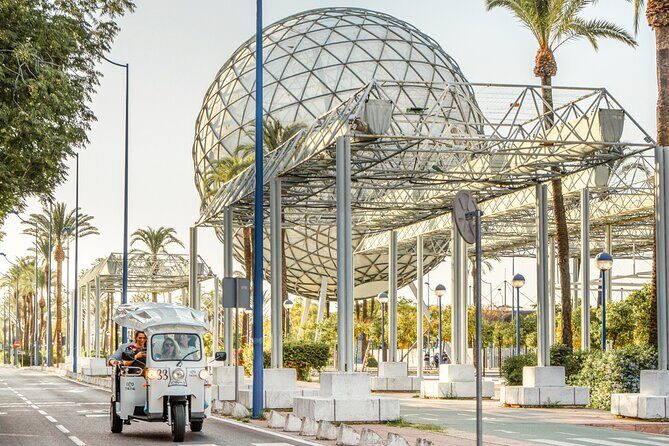 Express Tour of Seville in Private Eco Tuk Tuk - Plaza de España and María Luisa Park: The Seville Postcard Made Useful