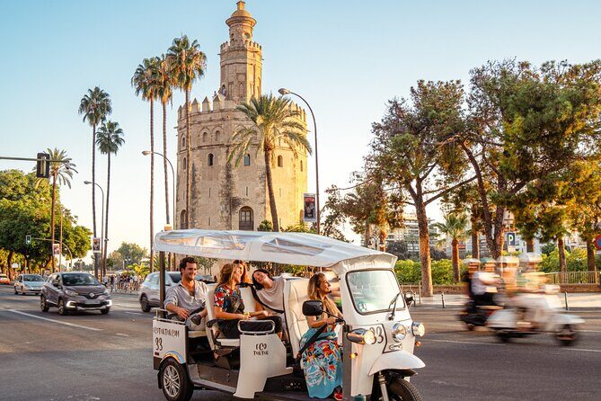 Express Tour of Seville in Private Eco Tuk Tuk - Guide Energy Makes the Difference: Juan, Hugo, and Karen in Real Life
