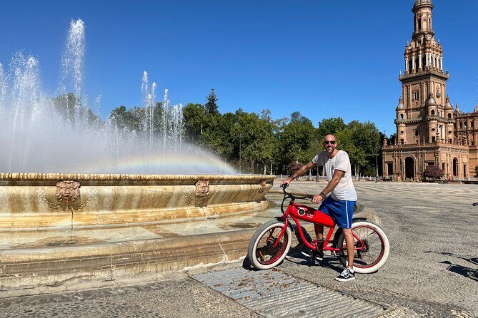 Ride Seville by E‐Bike – Small Group Local Experience - Parks and river architecture: the calmer middle of the route