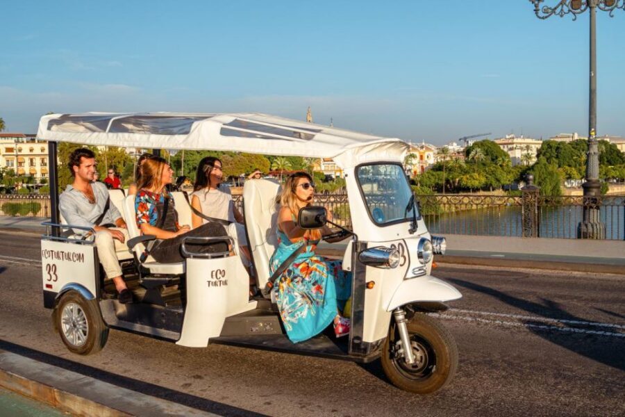 Seville: Private City Tour by Eco Tuk Tuk - Touring comfort: rain, heat, and small rules that matter